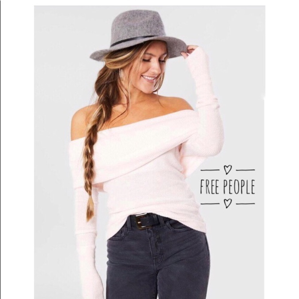 Free People We The Free Snowbunny Top XS NWT Pink